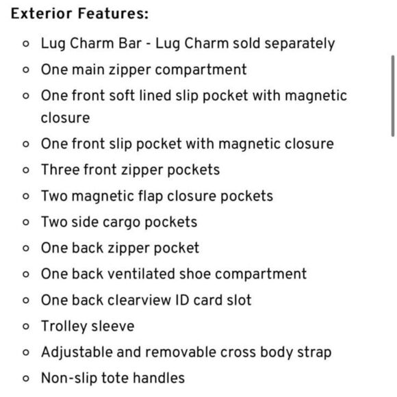 Lug Puddle Jumper Convertible Tote Bag - Picture 11 of 12